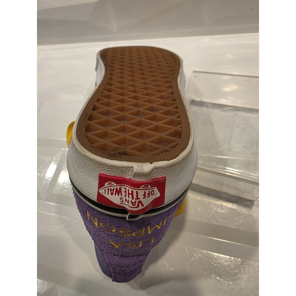 Vans Sk8-Hi The Simpsons Sneakers Lisa Simpson For President Shoes Size M5.5 W7 - Picture 10 of 16